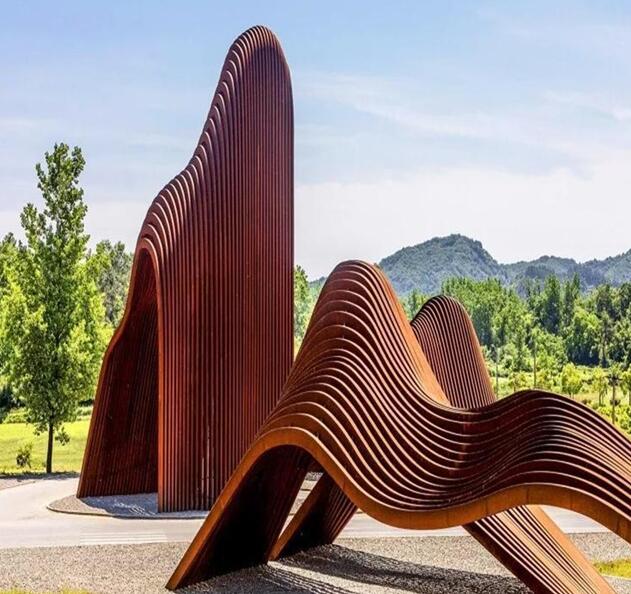 潮阳锈钢板造型