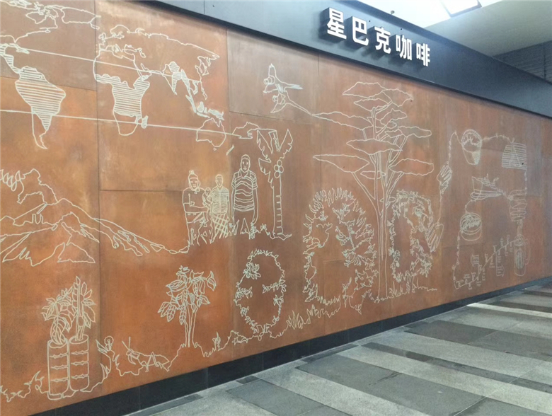 潮阳耐候钢幕墙