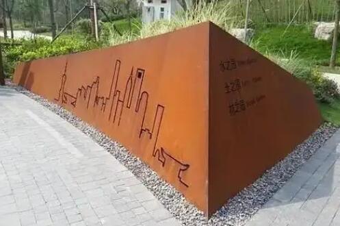 潮阳耐候钢挡土墙